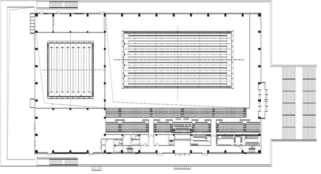 寻找最美的体育建筑系列之-天津工业大学体育馆,游泳馆