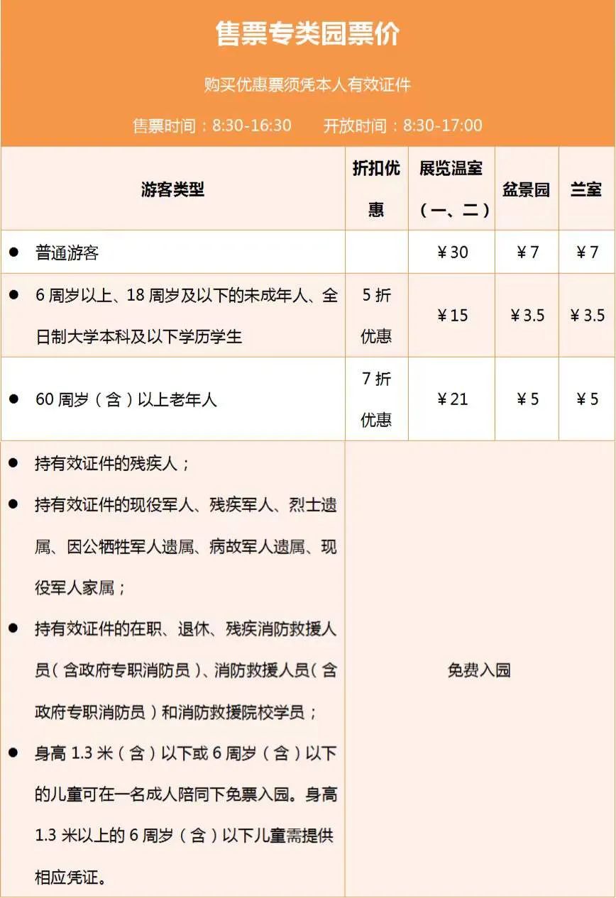 上海植物园2022年1月1日起免大门票费用实行预约入园