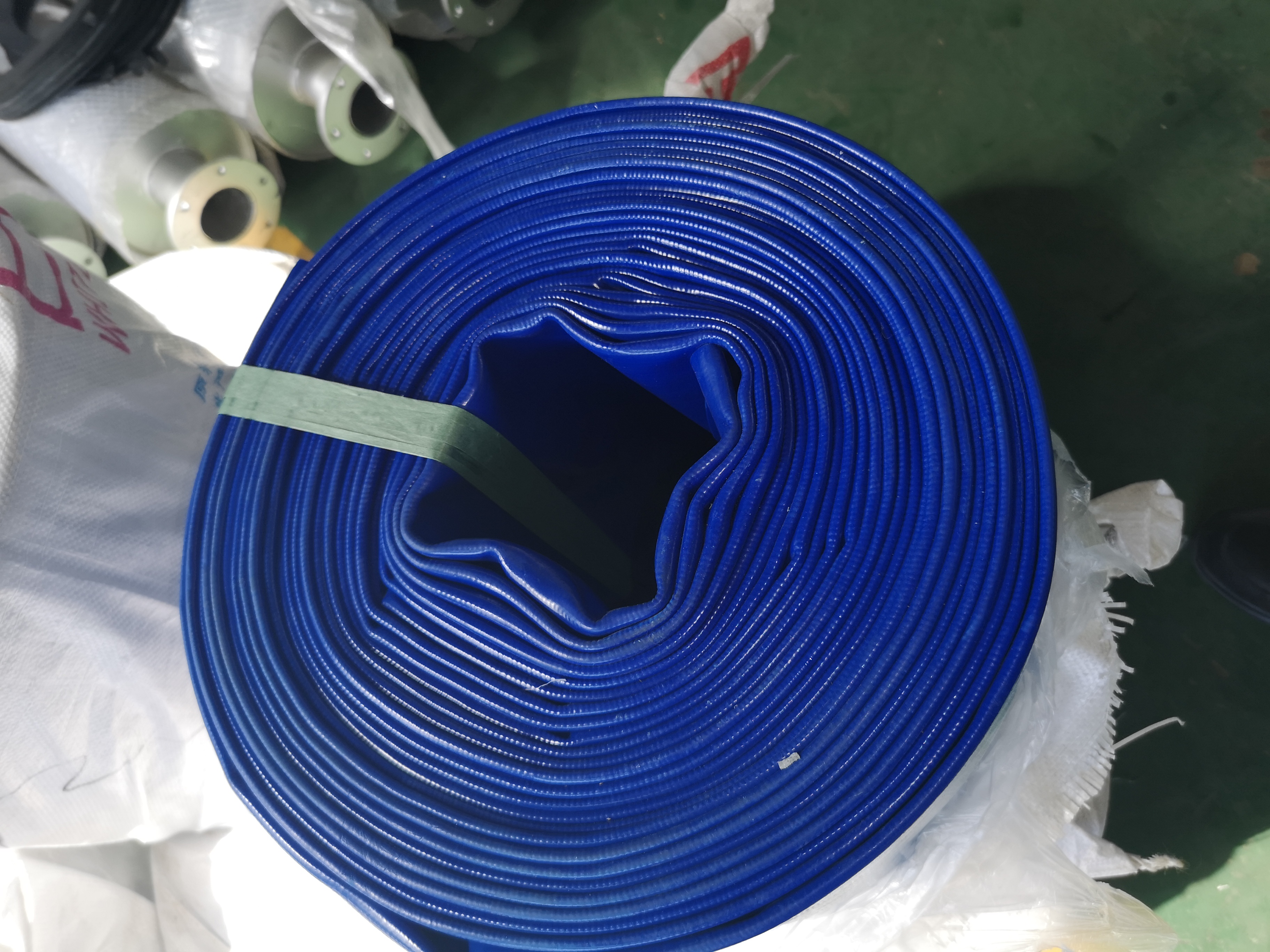 pvc高强度涂塑水带 10寸12寸防汛排涝水带