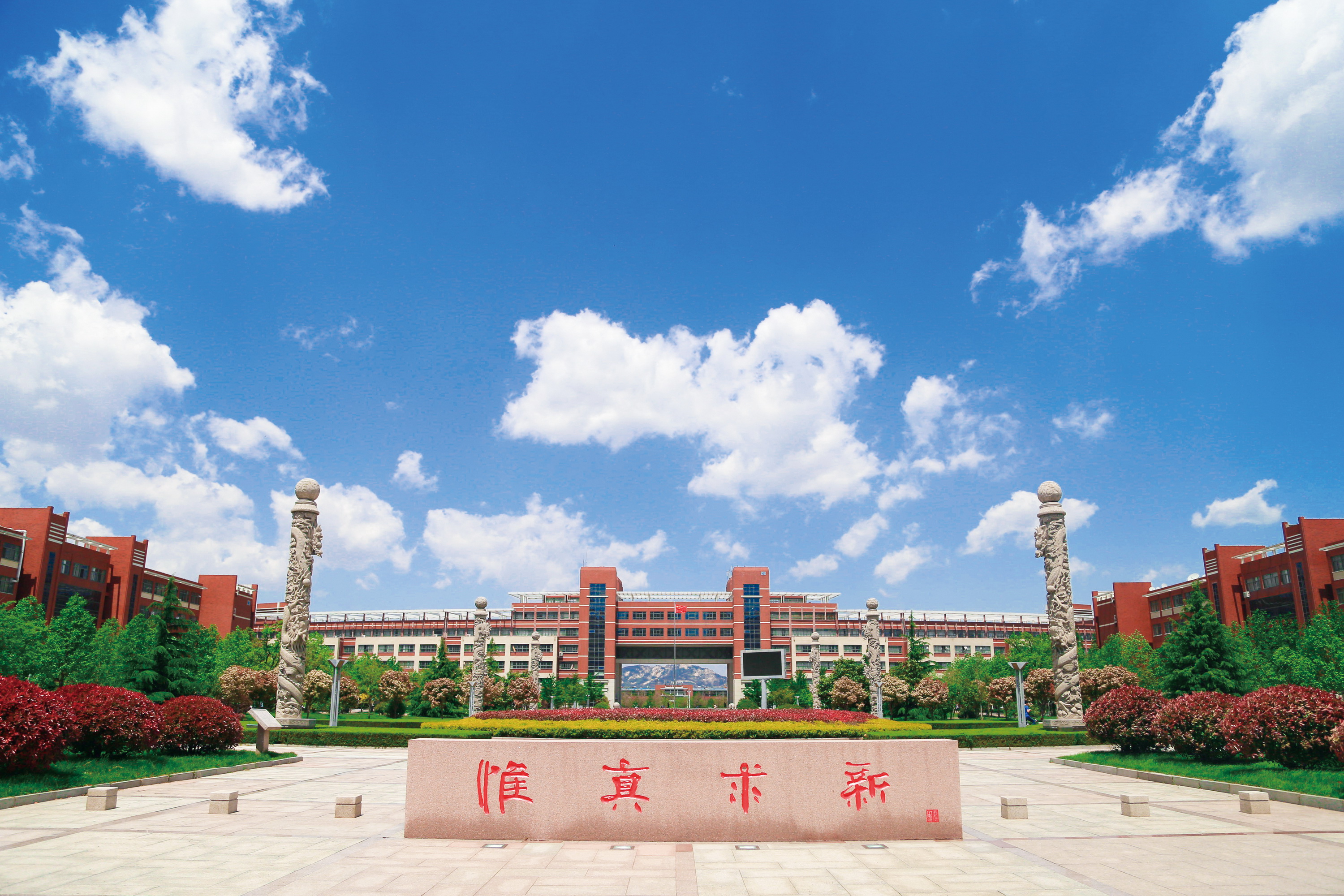 山东科技大学校门图片