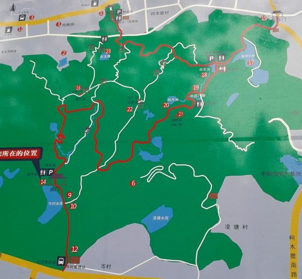 火炉山森林公园徒步路线