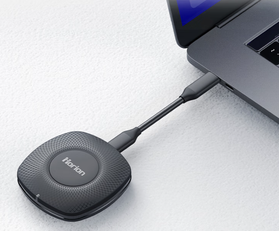 投屏器如何选?高兼容性 4k 5g频段,皓丽无线投屏器可3分屏显示