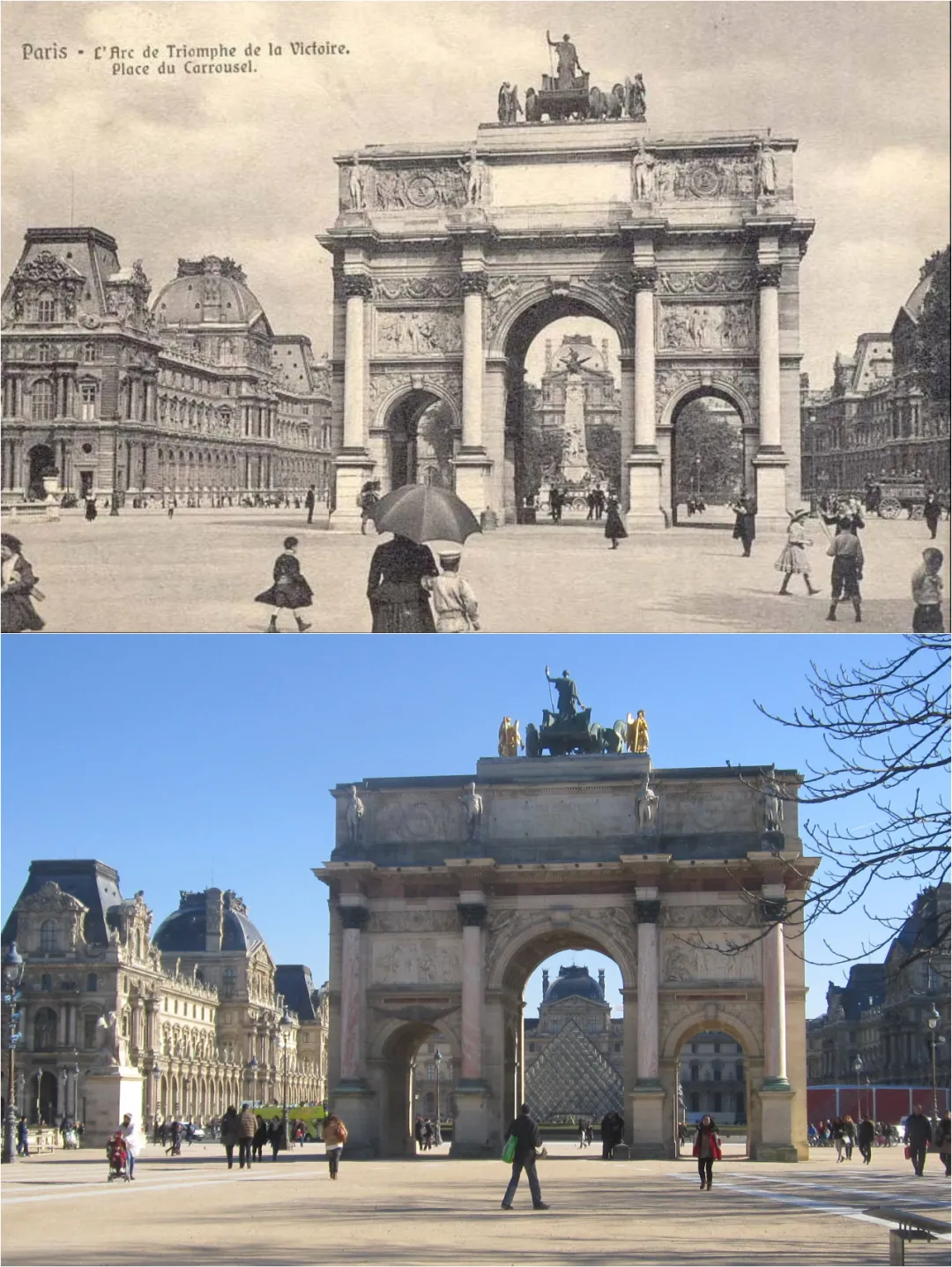 世界著名景点100年前是啥样?看完这些今昔对比照,瞬间穿越了