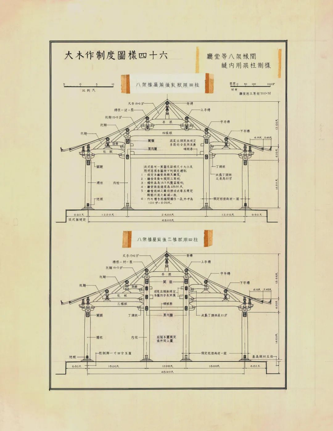 明日開展!來光谷,看梁思成,林徽因古建築研究手稿