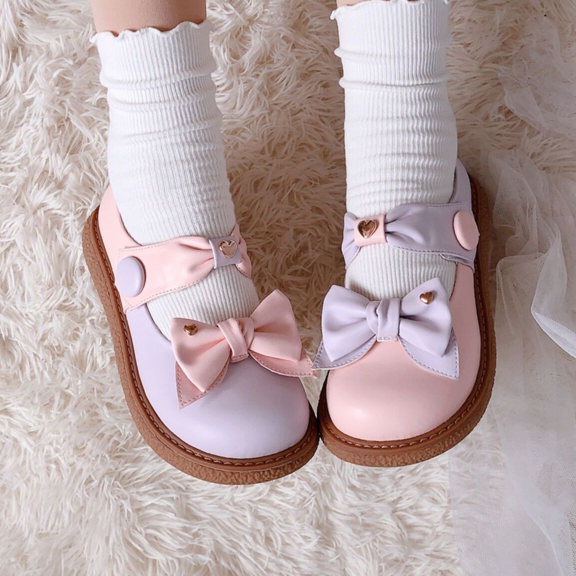 让lo娘一见倾心的洛丽塔"鸳鸯鞋",减龄又俏皮,还很显脚小