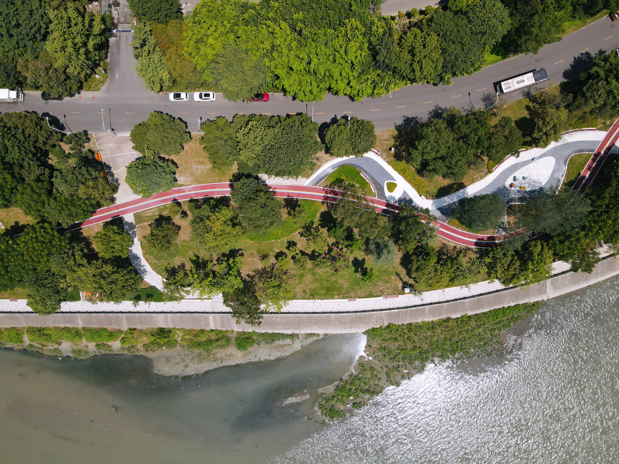 锦江绿道(一期)中心城区段多项子工程通过交工验收