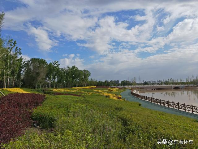 奎屯润民河生态公园图片