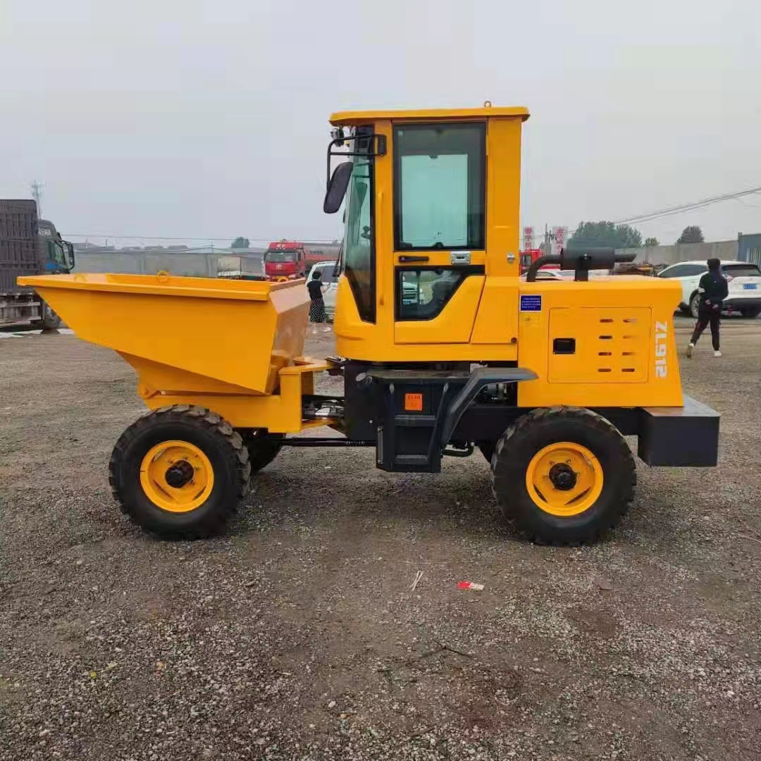 工地四轮装卸蹦蹦车 顺诚 fc-20液压自卸柴油前翻斗车