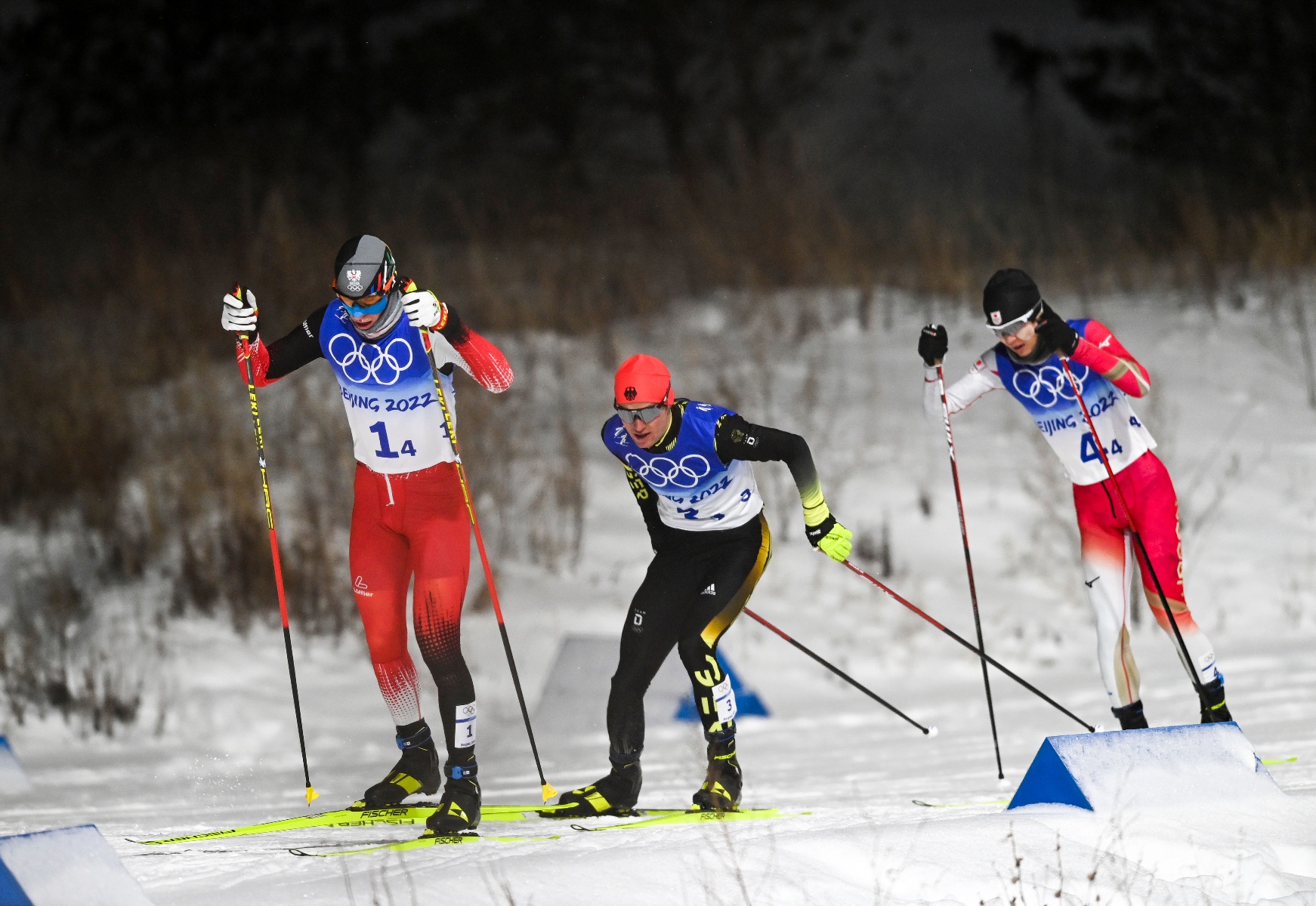 (北京冬奥会)北欧两项——团体赛跳台滑雪大跳台/越野滑雪4×5公里
