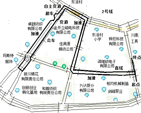 三台县科目三青东坝考场