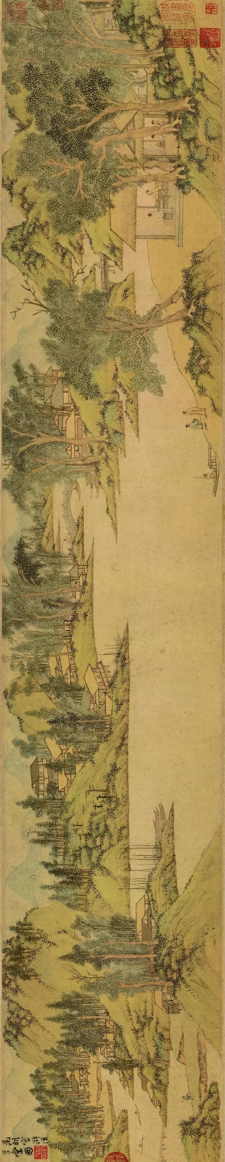 《江南百景图》登录界面的印章都是谁的?(附高清画卷)|科普