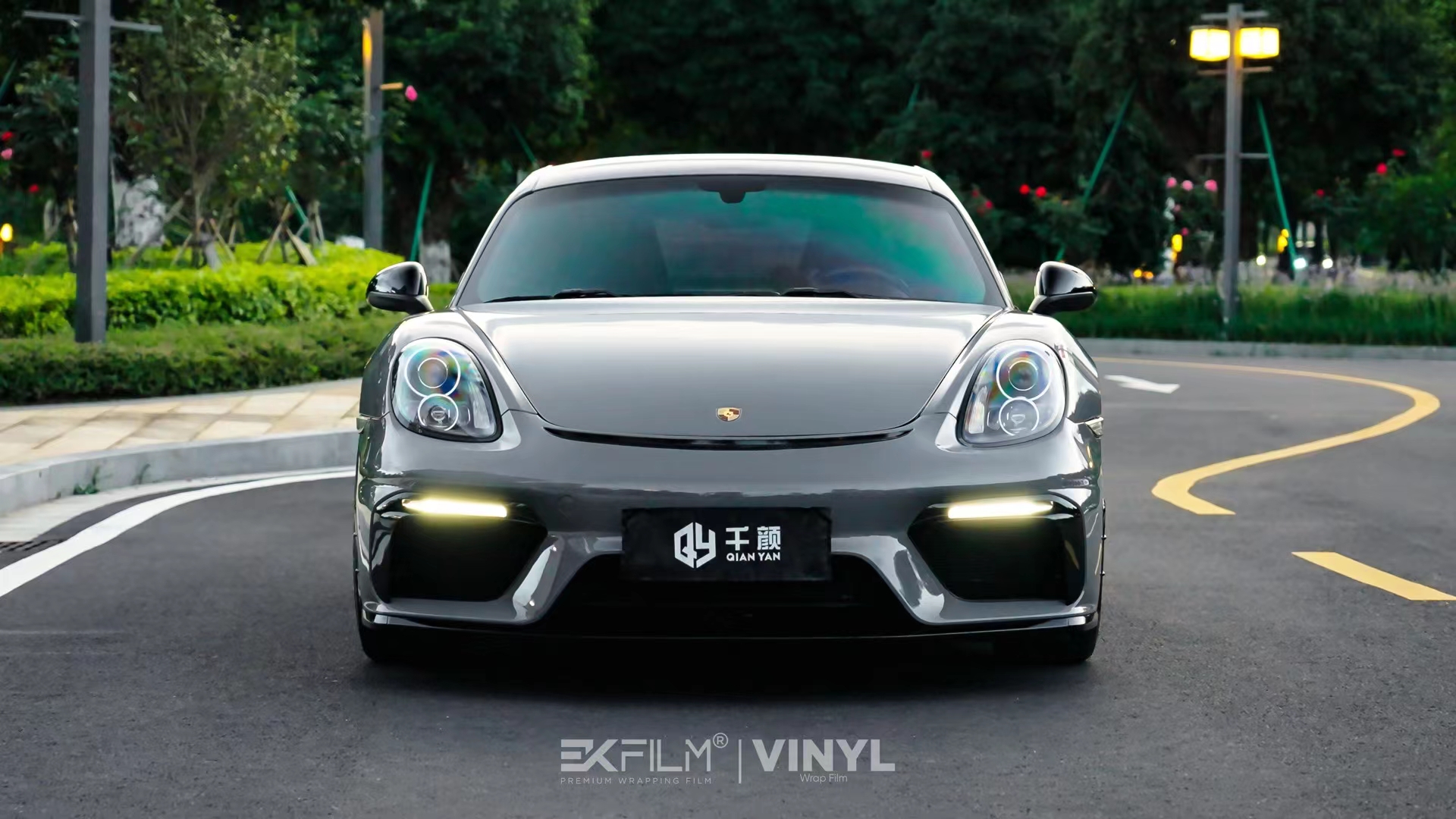 保时捷911-ekfilm改色膜鲨鱼灰,简约,沉稳,低调,优雅