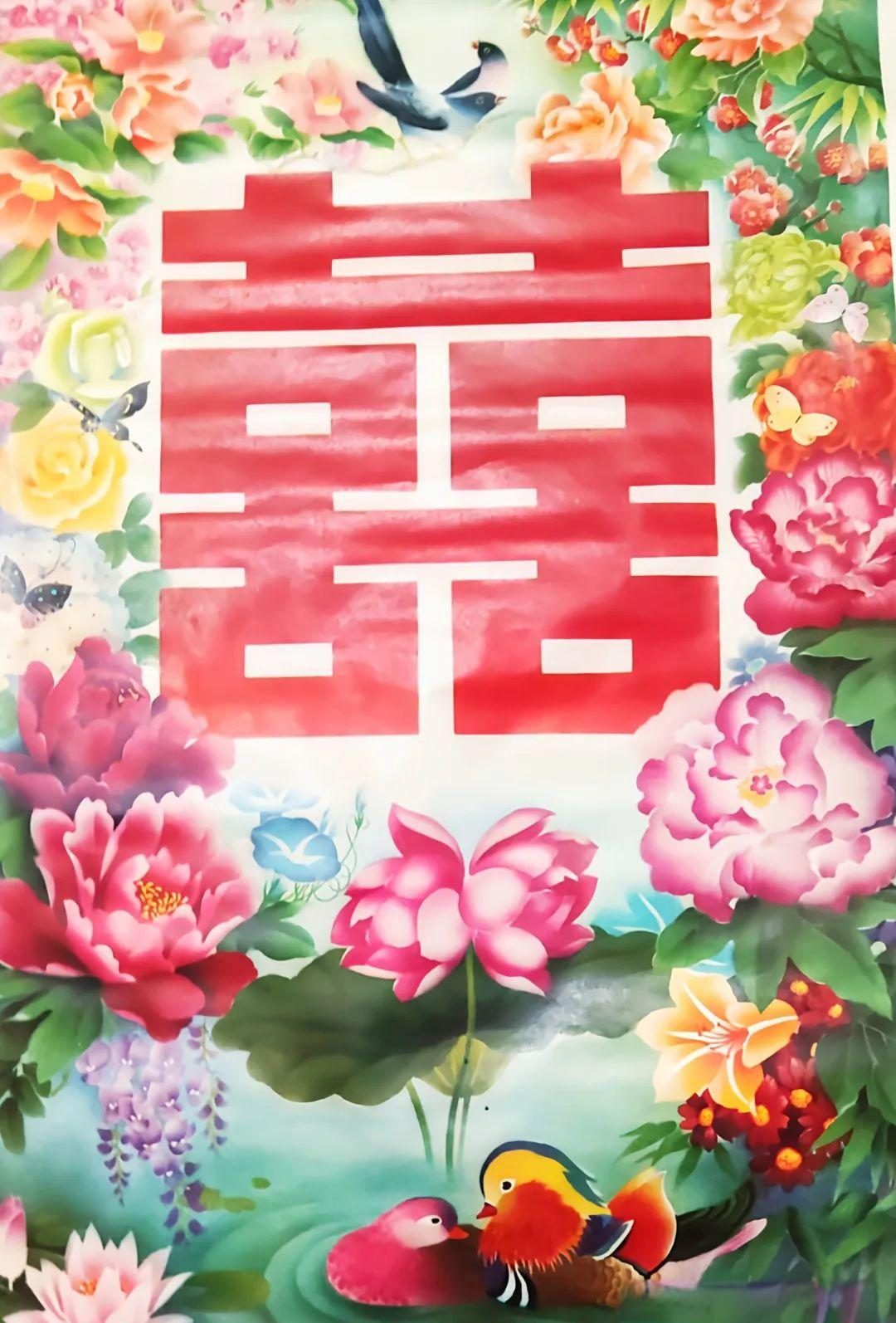 欣赏年画中的多样双喜图