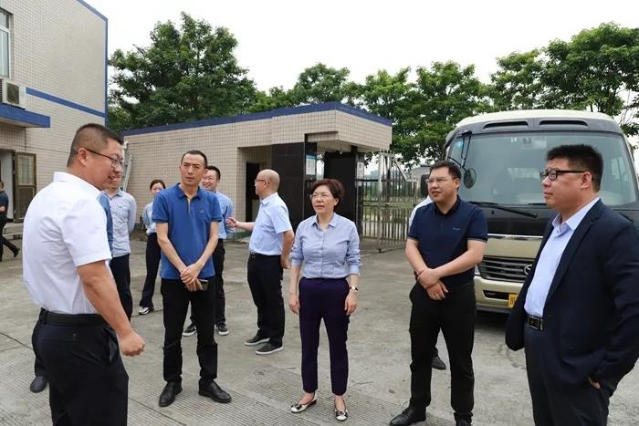 丹棱县委书记郭红调研重点项目工作