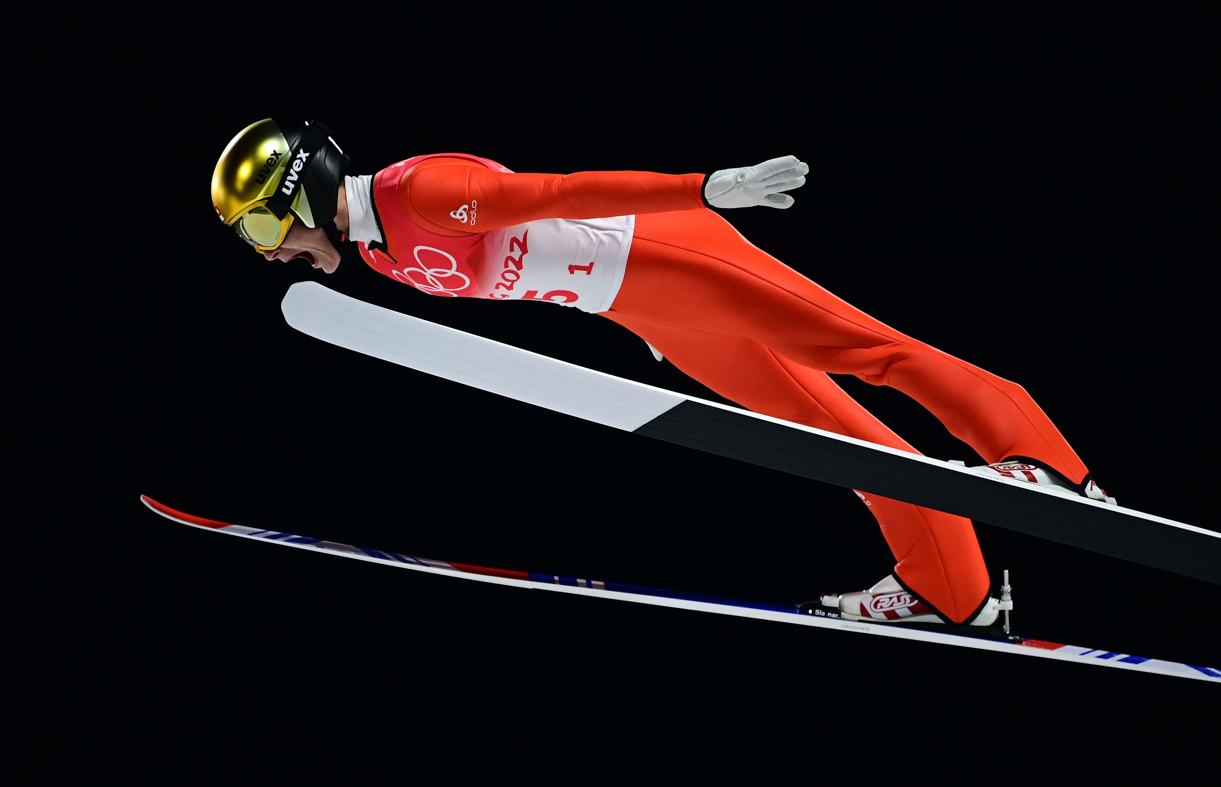 中国跳台滑雪运动员图片