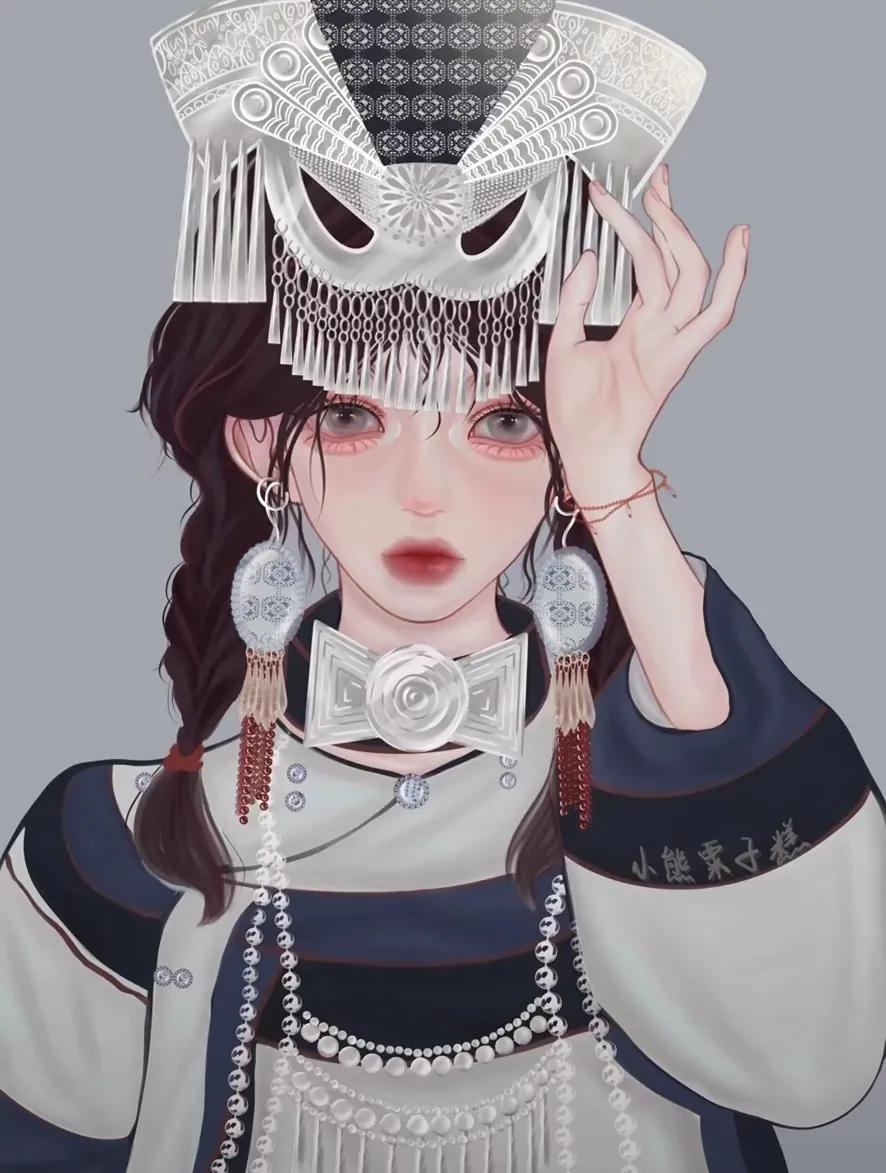 古典民族风小众头像