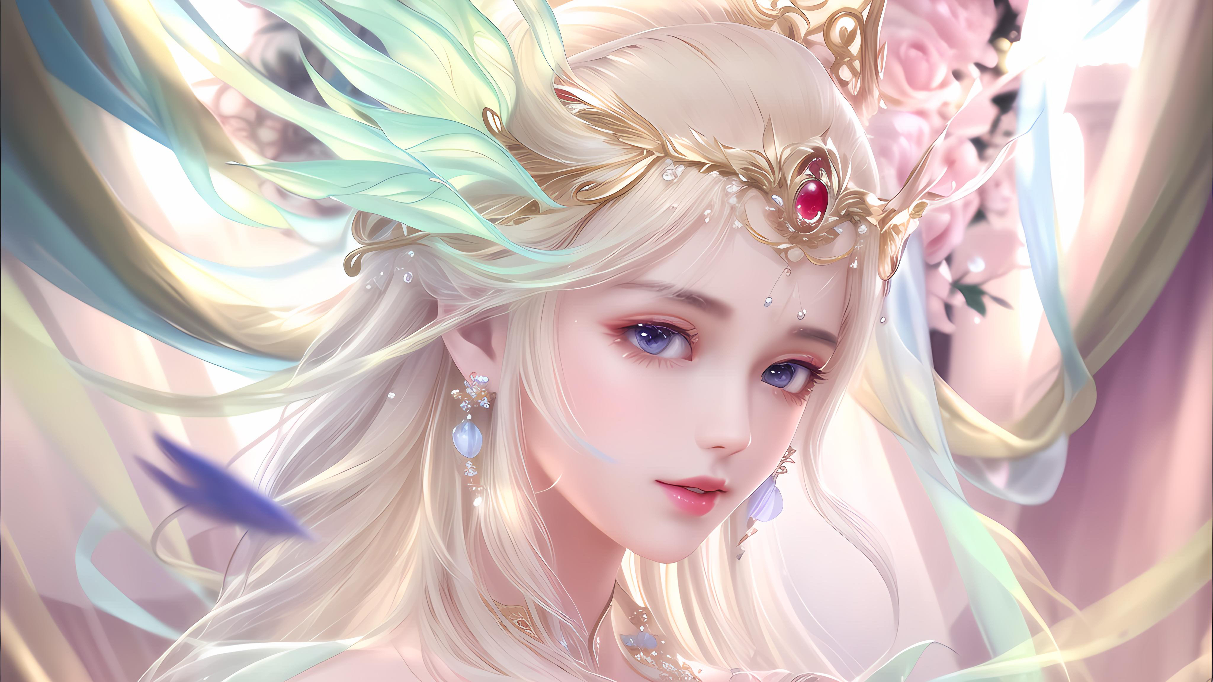aigc绘画|国风美女壁纸系列
