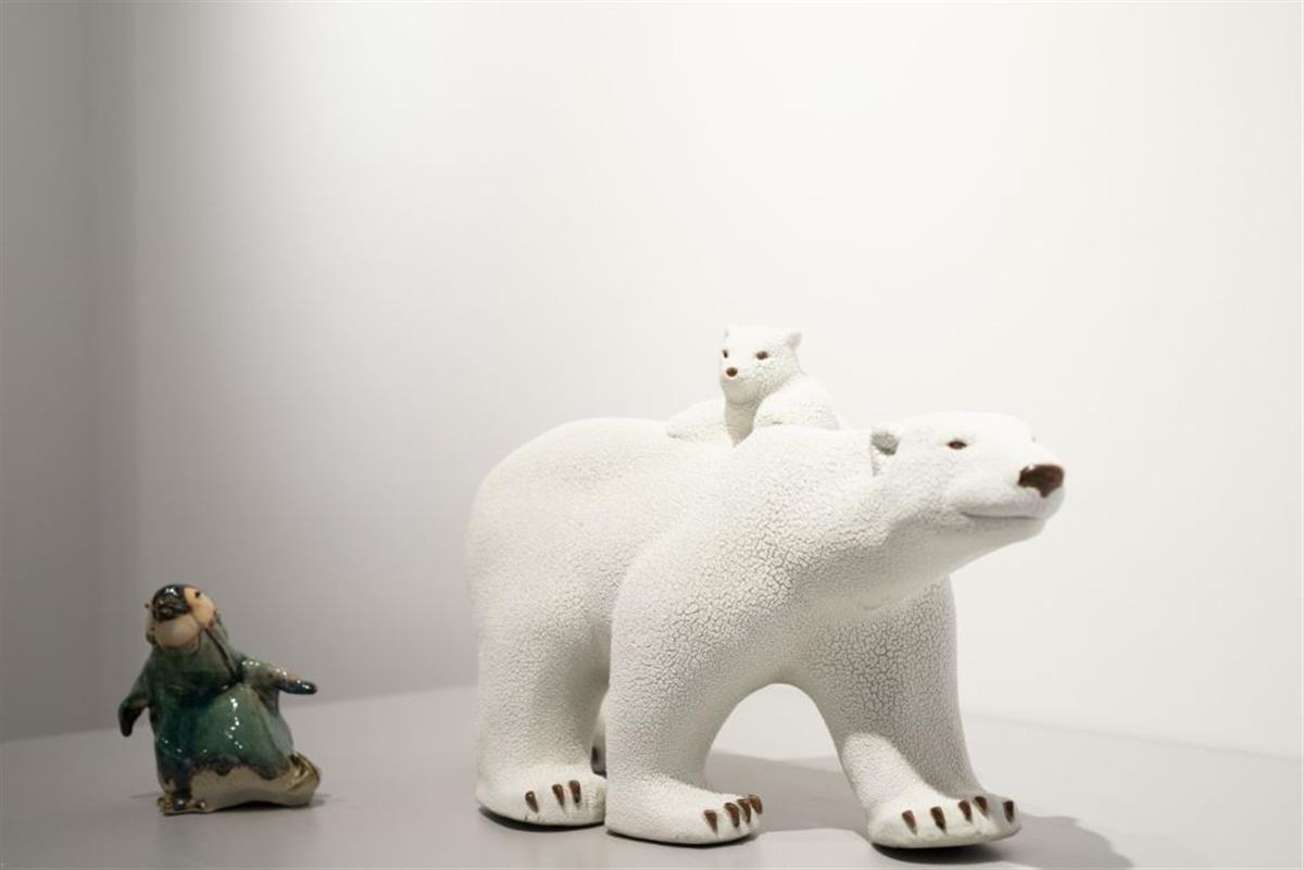 雕塑艺术家赵坤武汉首次个展,40余件动物系列雕塑作品亮相