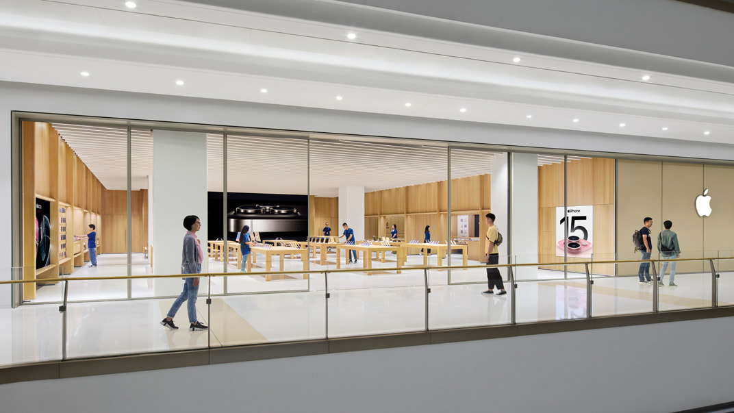 大中华区第 56 家,苹果 apple store 温州万象城店明日开幕
