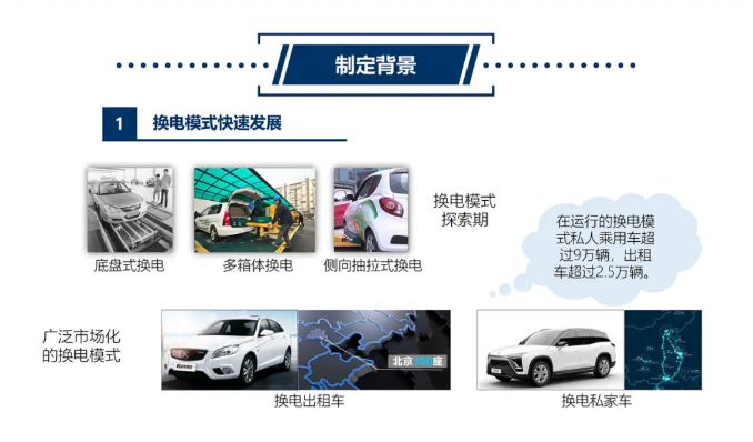 电动汽车首个"换电"国家标准发布!