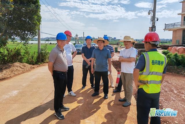 李亚江督导s313桃林至白塘公路项目建设