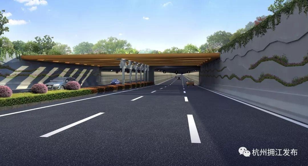 富阳又一交通大通道!地下隧道 高架桥 地面快速路,明年建成通车!