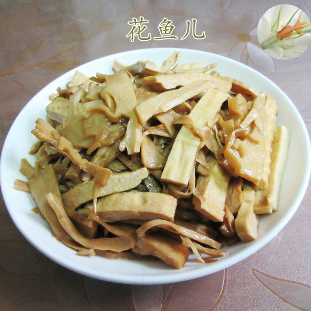 豆腐干烧水笋,家常味道,做法简单