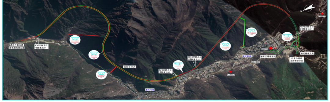 雅叶高速线路图图片