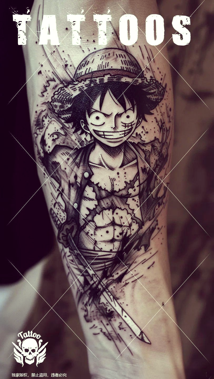 《海贼王》纹身探秘:冒险精神与自由梦想的永恒印记