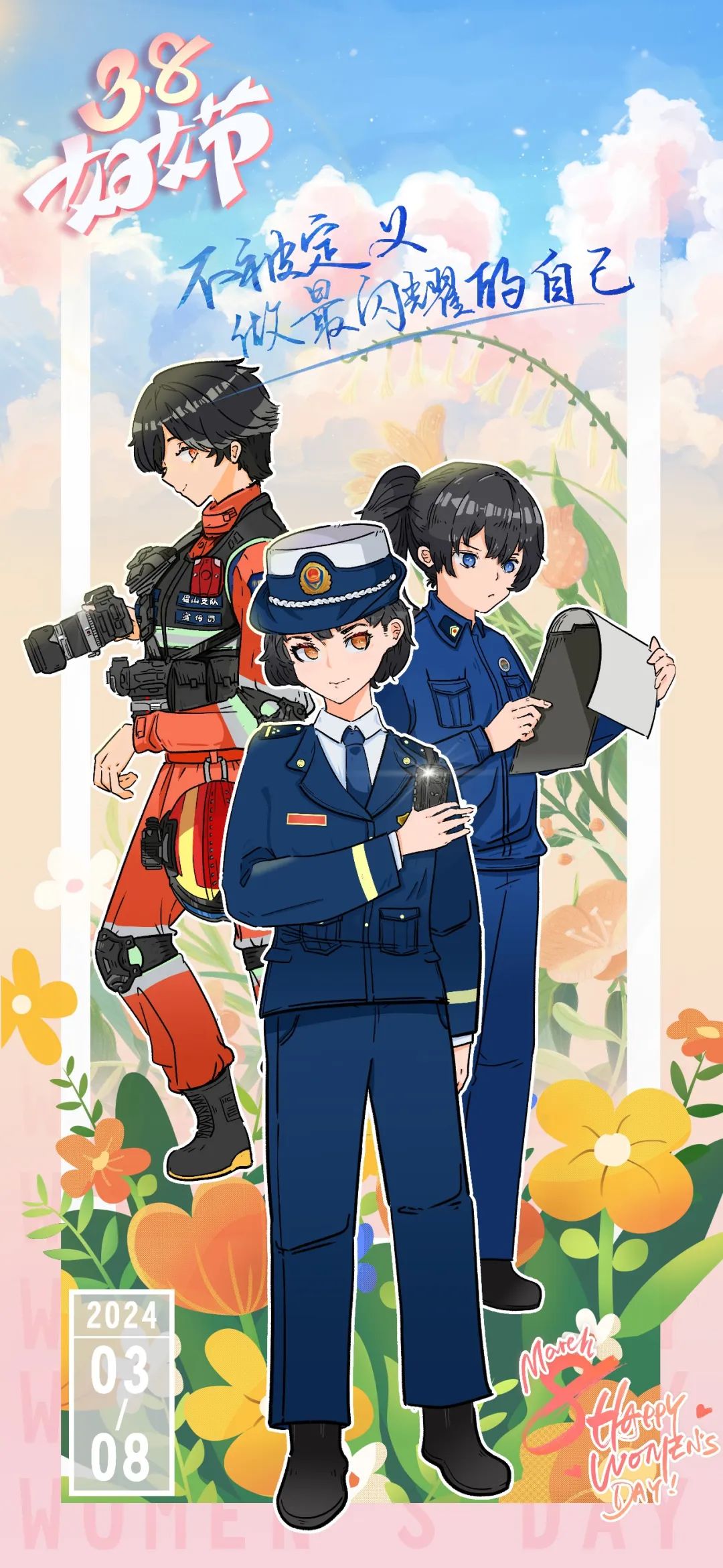 看消防队里不可或缺的她力量