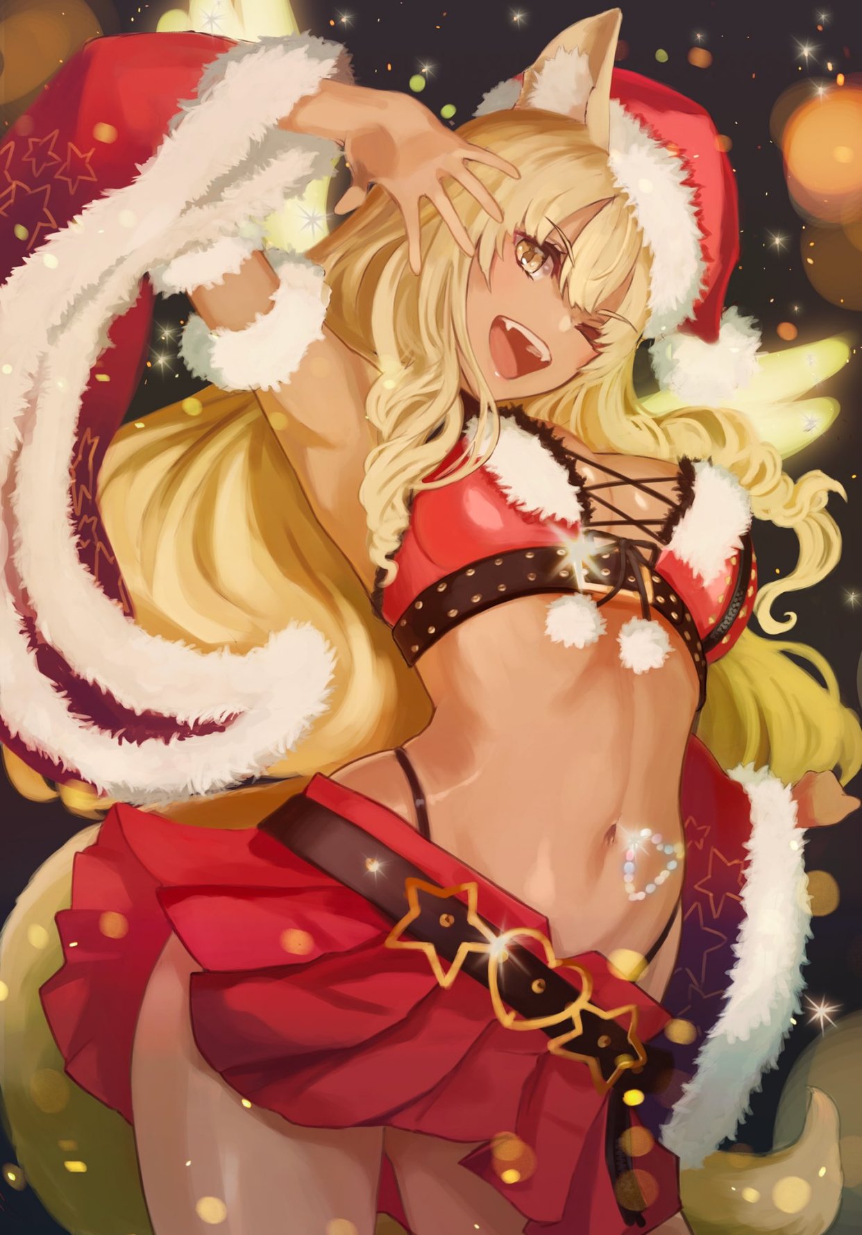 fgo街机圣诞铃鹿技能情况:双充能工具人,绿卡辅助宝具