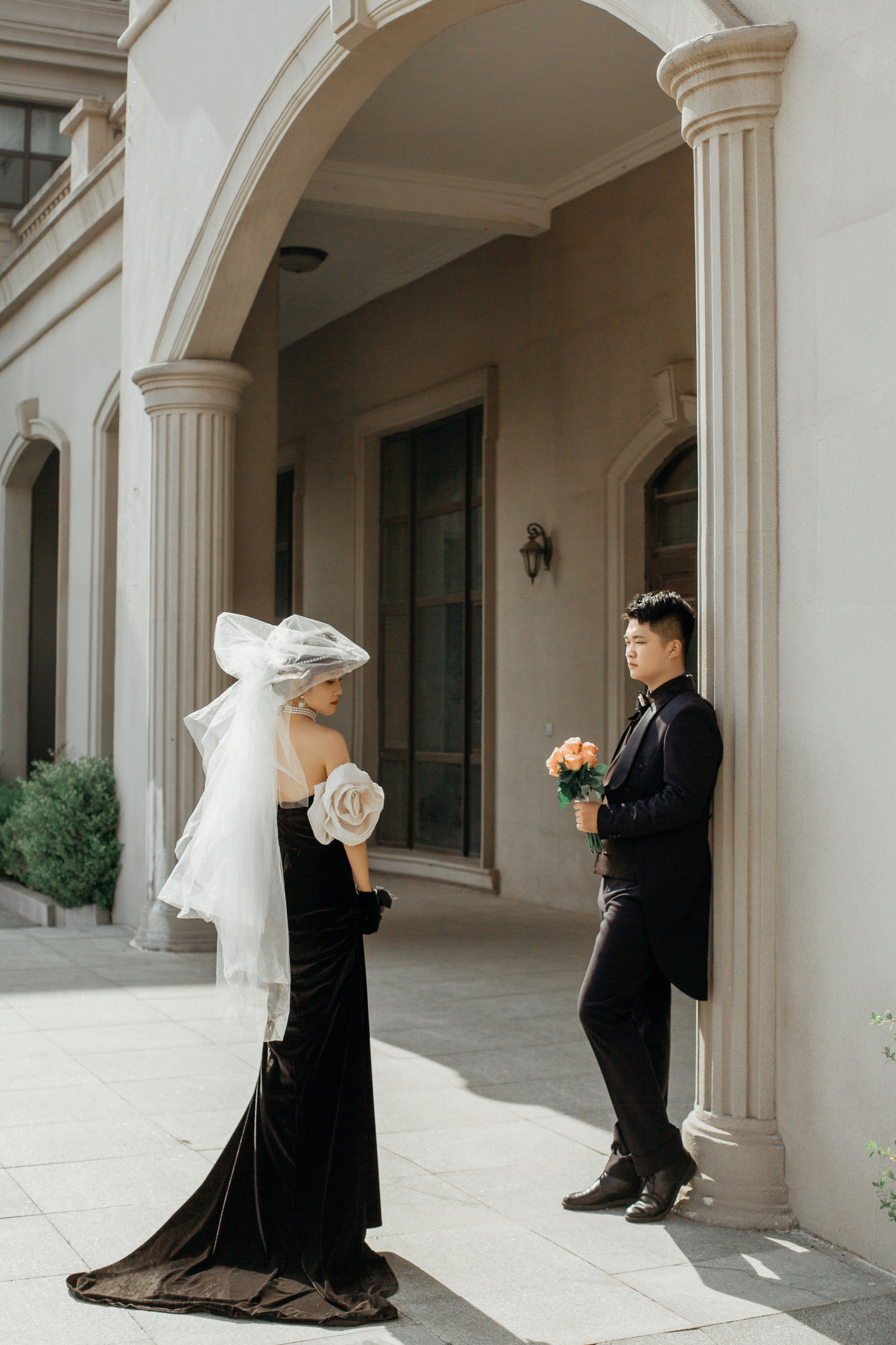 「壹家摄影」复古赫本风婚纱照 欧式外景 菏泽婚纱照 客片分享