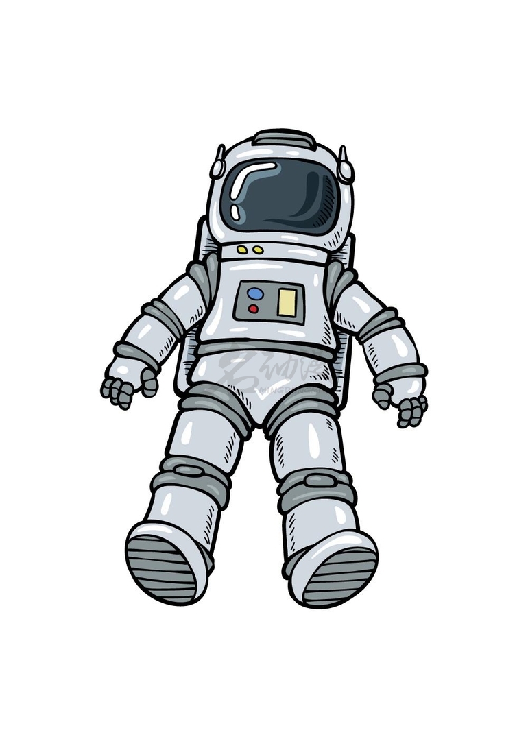 宇航服画法图片