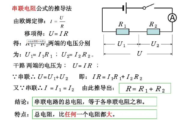 串联电路电压规律