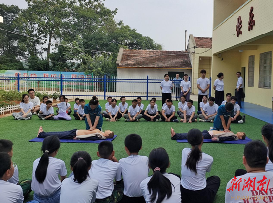 临澧县四新岗镇:安全不放假 护苗进行时——四新岗镇开展学生防溺水