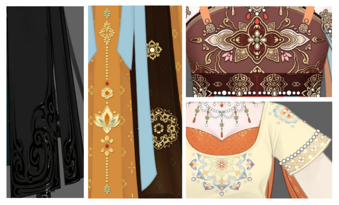 网易雷火:聊聊古风游戏中最让设计师"头痛"的服装花纹