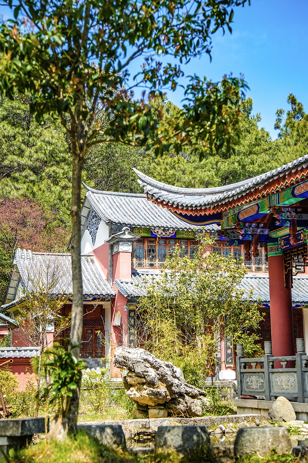 心若静,则坦然,大理无为寺