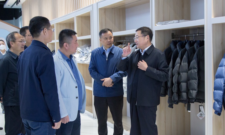 杨业峰到宣城现代服务业产业园区调研