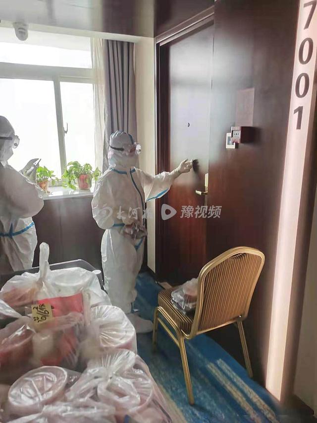 记者直击郑州隔离酒店:午,晚餐均为五菜一汤,防护到位,服务暖心