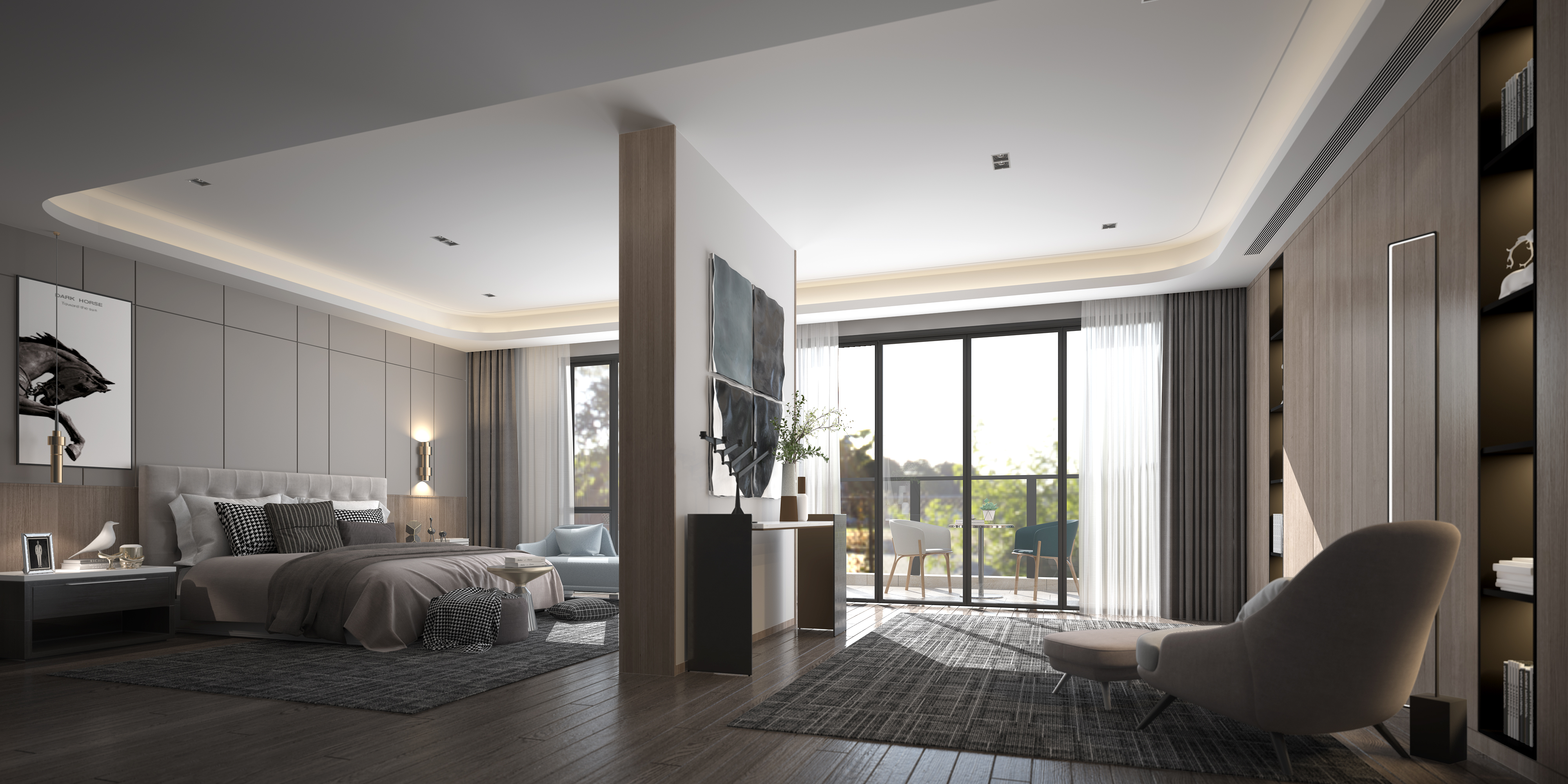 苏州别墅装修|现代风格这样设计,一个空间都不放过