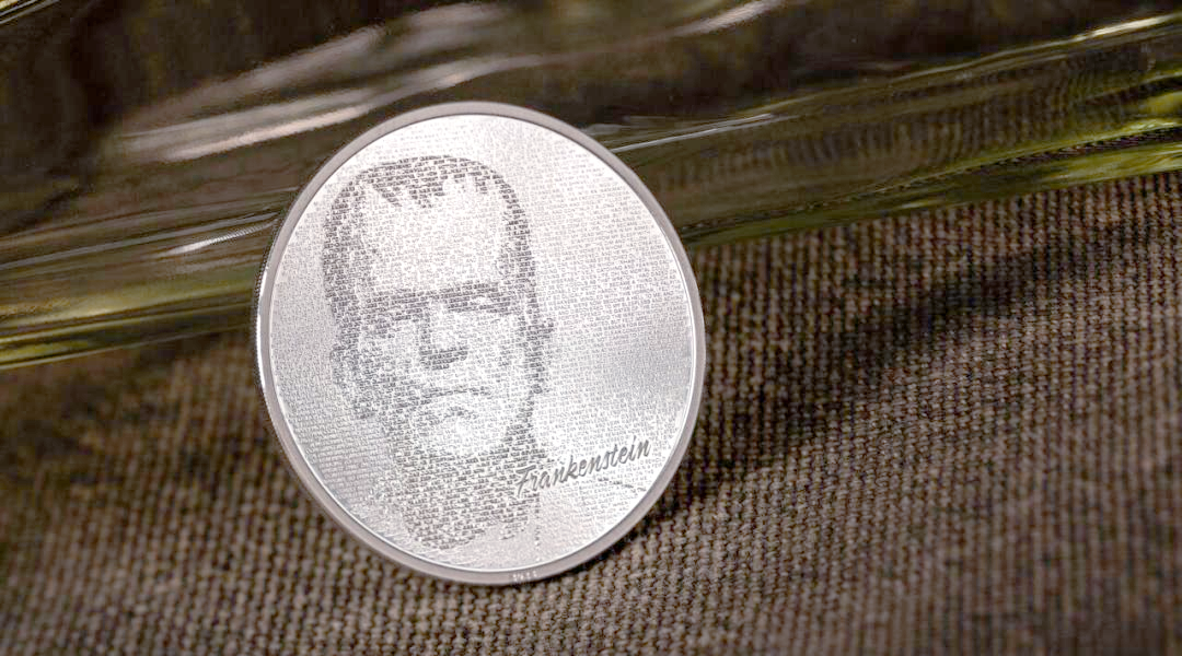 库克群岛纪念币:名著人物的字母拼像艺术