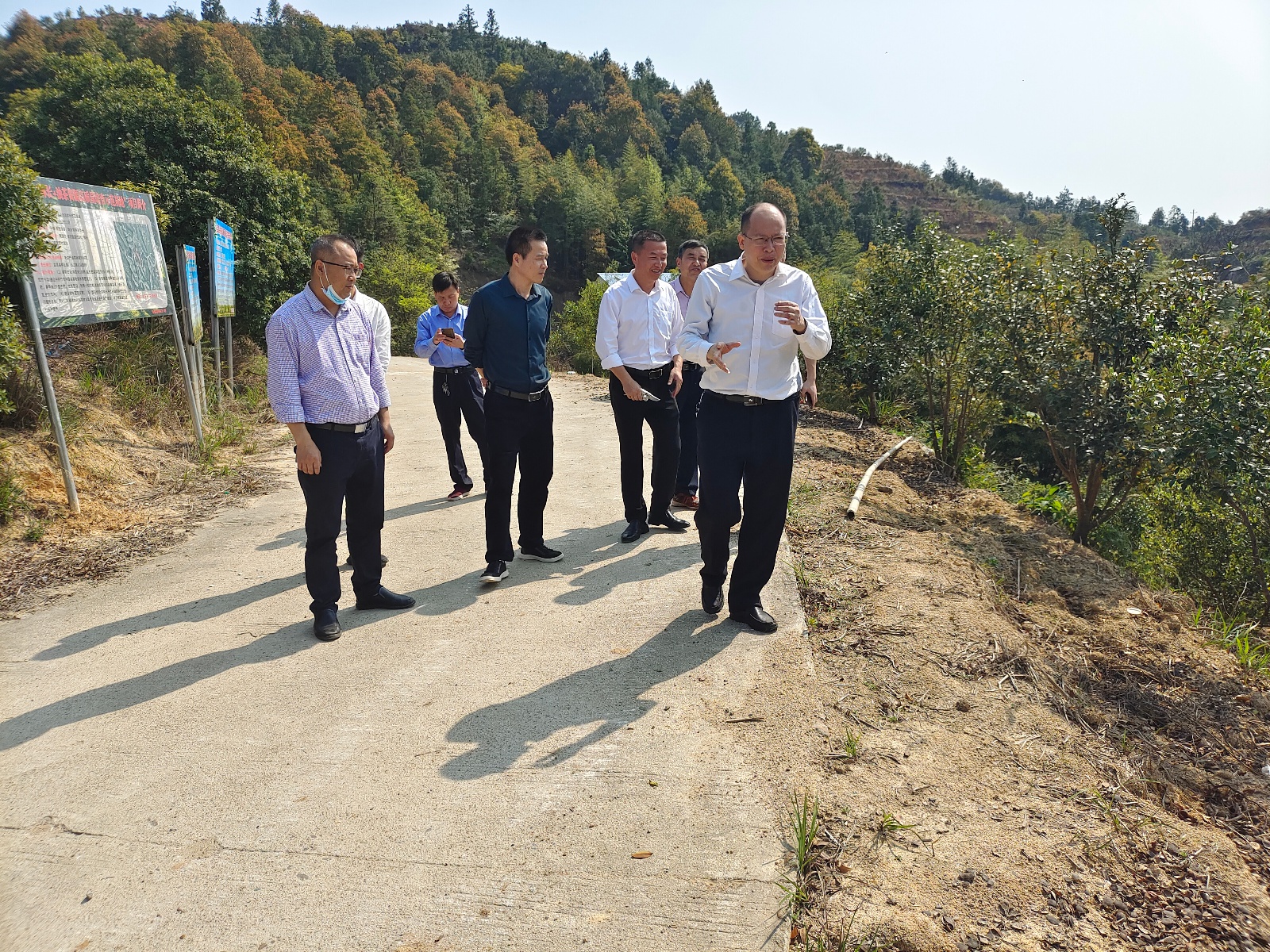 叶日山在会昌县调研指导油茶产业发展工作