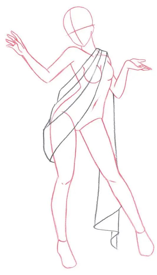「动漫手绘」不同材质服饰褶皱参考,男士西装,女士衬衫褶皱参考