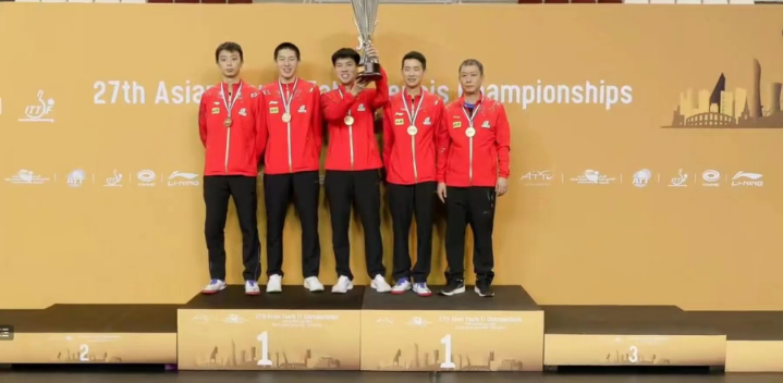 福建乒坛小将陈俊菘在亚青赛上斩获两金一银