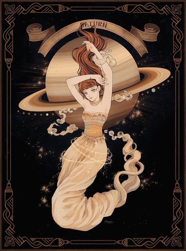 太阳系天体拟人插画,每颗行星的独特魅力 twi:aina_umeda