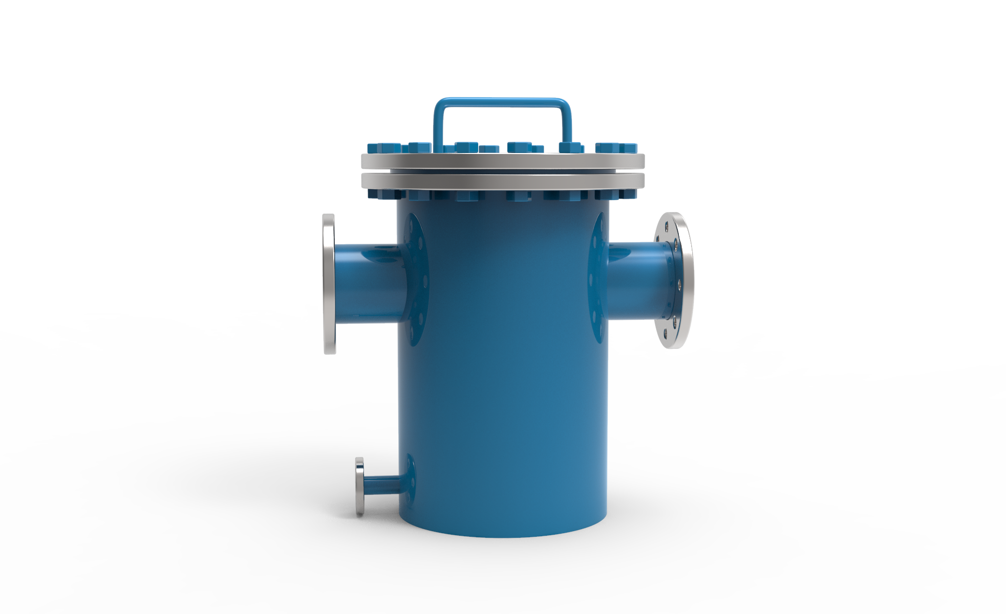 这是中热机械的蓝式除污器?不,是篮式除污器