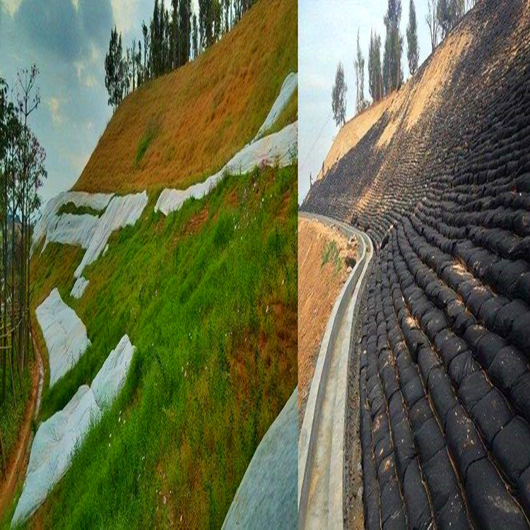 生态袋山坡水土保持护坡 渠道挡土墙生态袋