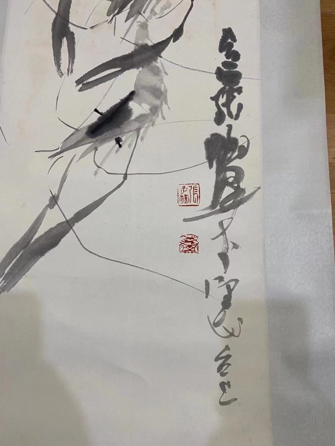 墨客|韩云朗蕉荫品茗图,张子明游虾图,胡旻书法,曾君山水小品