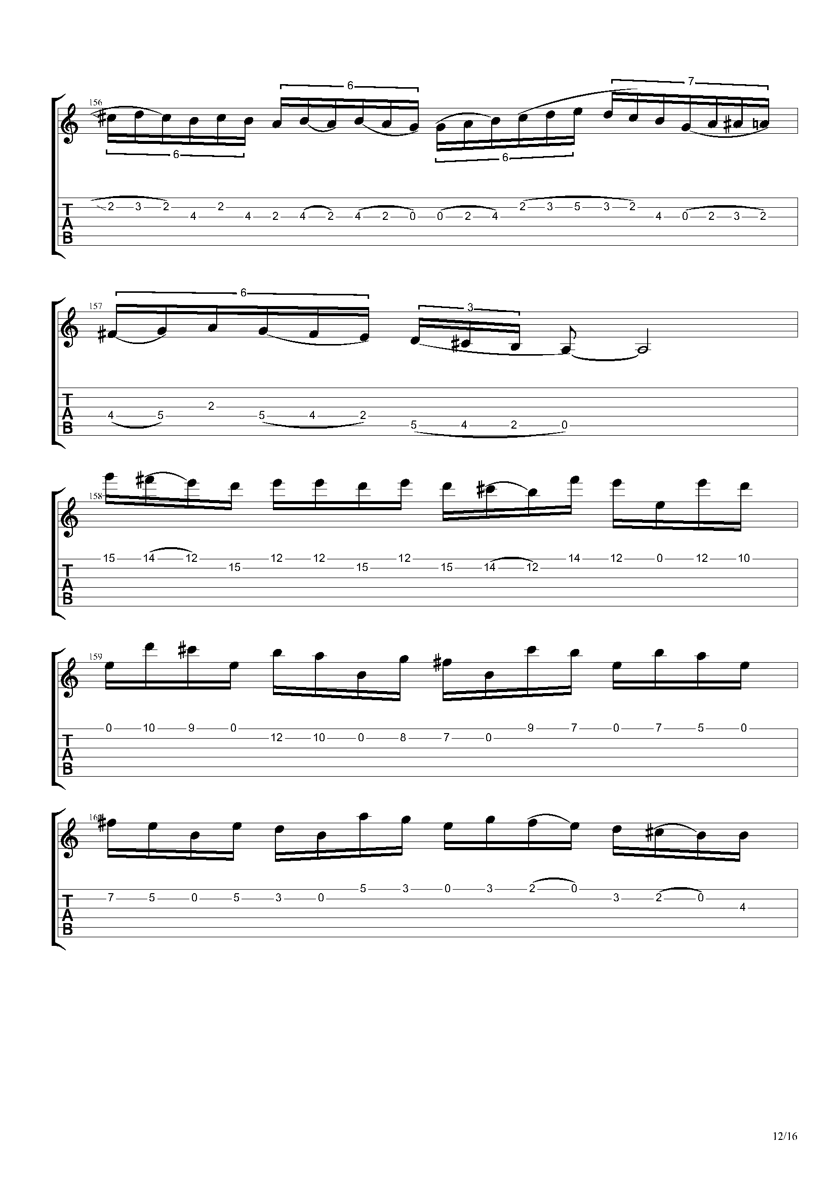 「吉他谱」joe satriani - if i could fly