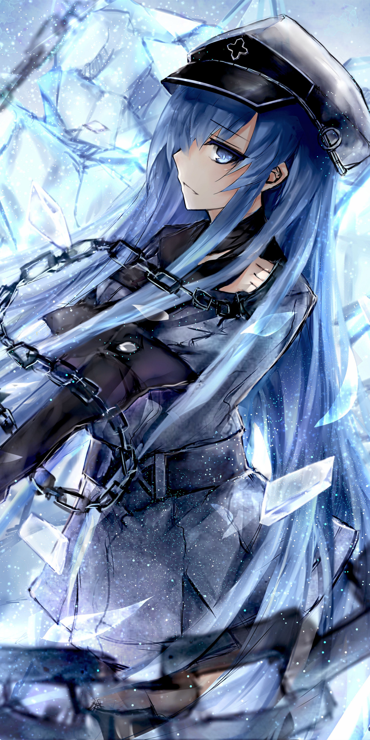 《斩赤红之瞳》艾斯德斯,动漫全面屏壁纸